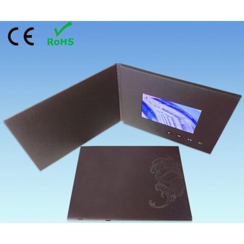 Take your prints New LCD Video Brochure Cards for Presentations Digital Advertising Player 4.3 inch Screen Video screen cards