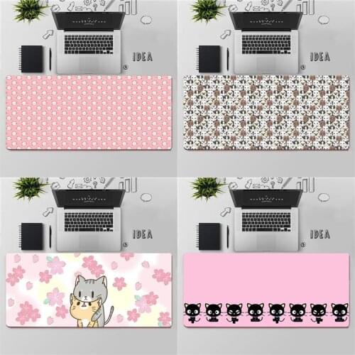 YNDFCNB High Quality for girls Cute cartoon cat Beautiful Anime Mouse Mat Free Shipping Large Mouse Pad Keyboards Mat