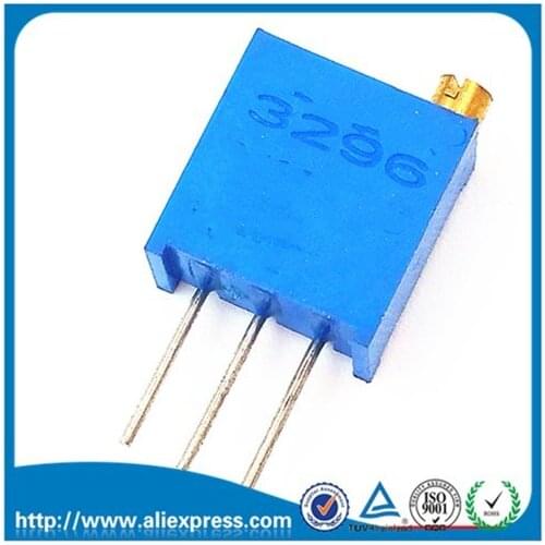 10Pcs 3296W-1-202LF 3296W 202 2K ohm Top regulation Multiturn Trimmer Potentiometer High Precision Variable Resistor