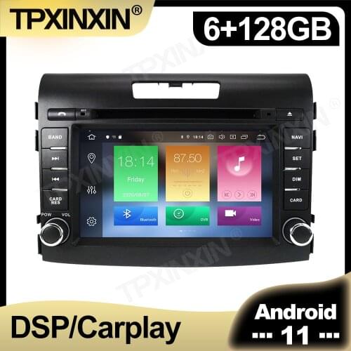 128GB Android 11 Car Radio For Honda CR-V 2012 - 2016 Multimedia Auto Video DVD Player Navigation Stereo GPS 2 din Accessories