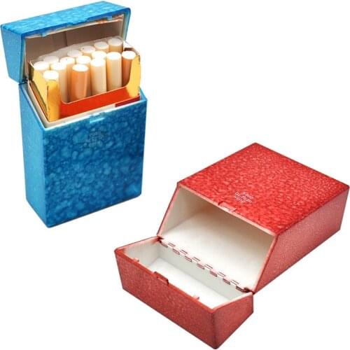 Camouflage Starry Sky Cigarette Case Creative Plastic Clamshell Tobacco Holder Fashion Mini Storage Box Father Male Friend Gift