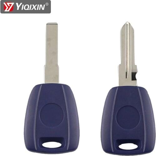 YIQIXIN 5PCS Transponder Auto Blue Remote Key Shell Case For Fiat Punto Doblo 500 Ducato Stilo Bravo Seicento SIP22/GT15R Blade