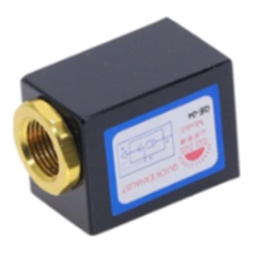 Pneumatic 1/8" 1/4" 3/8" 1/2" BSP Threaded Inlet Port Air Quick Exhaust Valve Aluminum QE-01/02/03/04