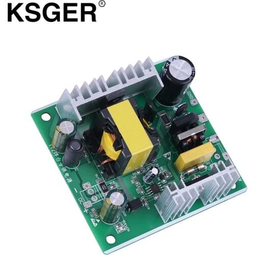 KSGER STM32 STC OLED 96W 5A T12 DIY Electric Soldering Station Power Supply For Hot Air Gun Rework Soldering Station