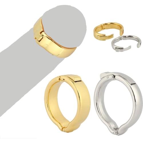 Metal Foreskin Correction Penis Ring, Adjustable Size Glans Physiotherapy Ring, Male Circumcision Ring V Type Cock Ring Sex Toys