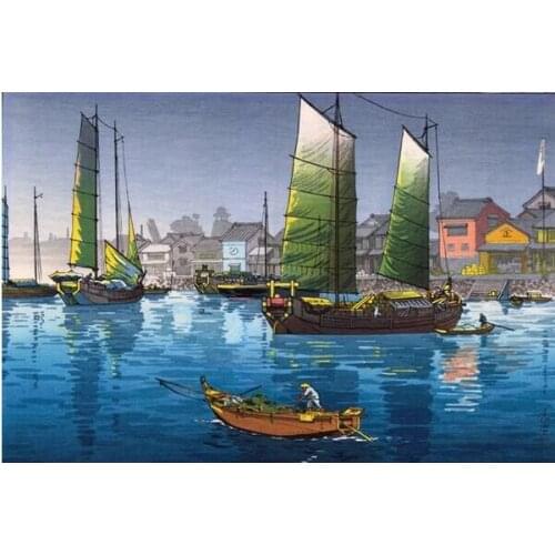 64-43-Needlework Crafts Full Embroidery Cotton threads DIY DMC Counted Cross Stitch Kit 14 ct Oil painting the Farandole 3