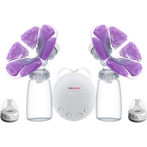 Single/Double Electric Breast Pump With Milk Bottle Infant USB BPA free Powerful Breast Pumps Baby Breast Feeding TY0419
