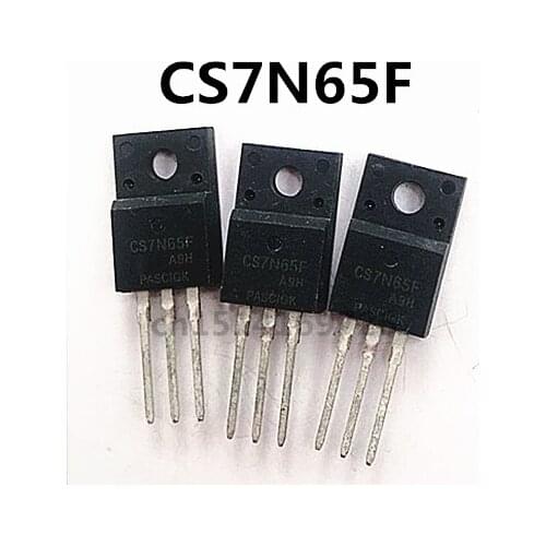 Original new 5pcs/ CS7N65F 7A/650V TO-220F