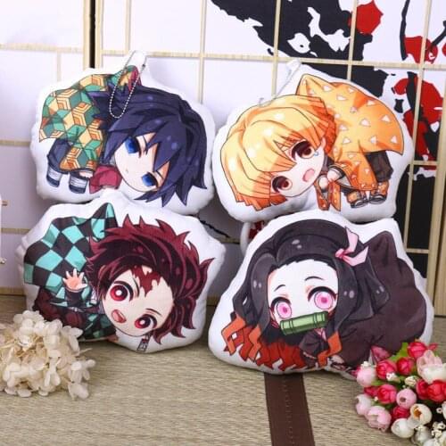Devils Blade Manga Plush Toy Demon Slayer Kimetsu No Yaiba Animation Derivatives Kamado Tanjirou Nezuko Doll Machine Pillow