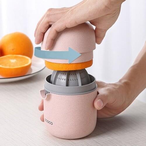 Manual Fruit Juicer Wheat Straw Press Juicer Fruit Squeezer Orange Lemon Juicer Portable Fruit Extractor Kitchen Accessories