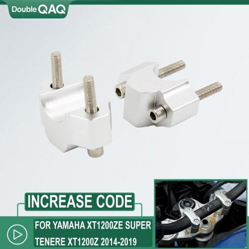 Motorcycle Handlebar Riser Bar Mount Handle Clamp Standard Bar For YAMAHA XT1200ZE SUPER TENERE XT1200Z 2014-2019