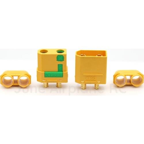 Amass XT90S XT90-S plug connector,battery charger male and female connector For RC Lipo Battery