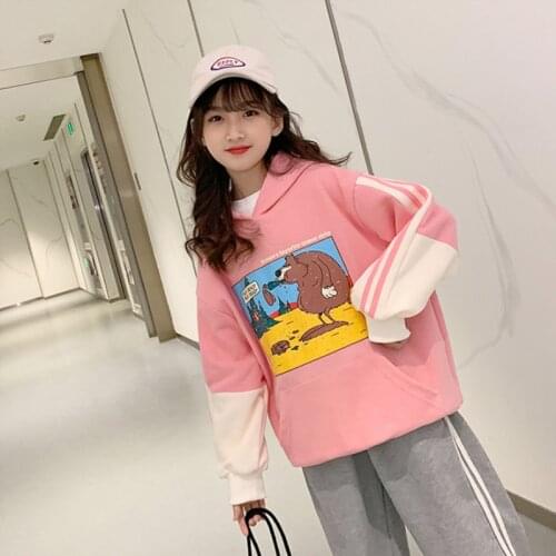 Girls' Sweatshirts Babys Kids Coat 2021 Vintage Spring Autumn Top Toddler Pullover Beach Overcoat Outdoor Cotton Childrens Clo