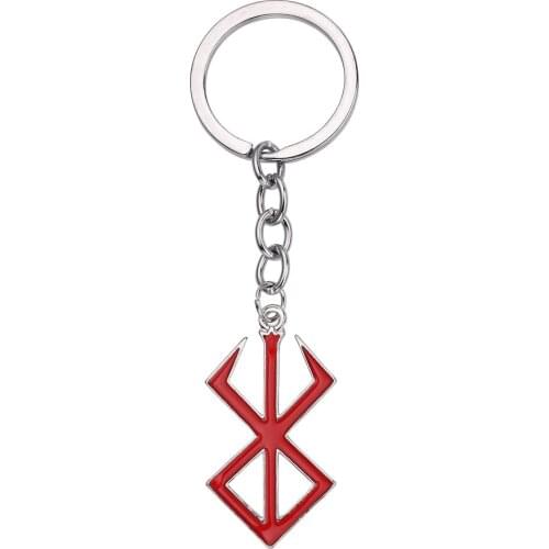 Japan PS4 Game Berserk Key chain Sword Wind Legends Warrior Sword The Mad Warrior Of Norse Viking Mythology Men Keyring