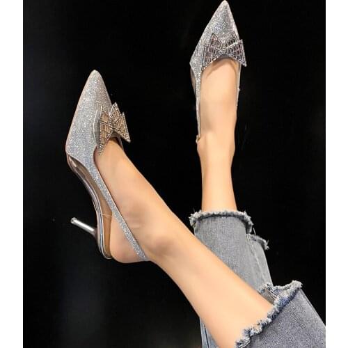 Sweet Bow-Knot Baotou Ladies Sandals Summer New Fashion All-Match Elegant Temperament High Heels