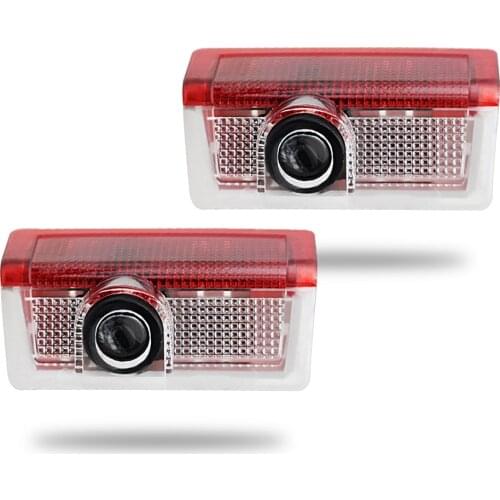 2 Pcs Car Door Decor Lamps For Mercedes-Benz A B C E GLA GLC ML CLass Auto Laser Project Led Welcome Lights Ghost Shadow