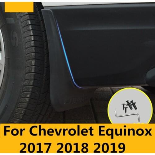 For Chevrolet Equinox 2017-2019 Car Mud Flaps Mudflaps Splash Guards Mud Flap Mudguards Fender Front Rear Styling Accessories