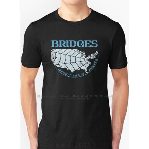 Bridges V3 Aged ( Death Stranding ) T Shirt 100% Pure Cotton Death Stranding Hideo Kojima Metal Gear Solid Norman Reedus Skull