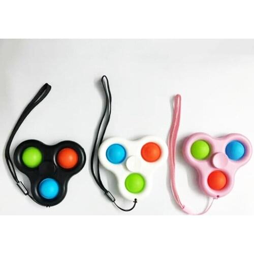 Finger Bubble Music Fingertip Gyro Vent Decompression Toy Car Keychain Gyro Toy Decompression Artifact