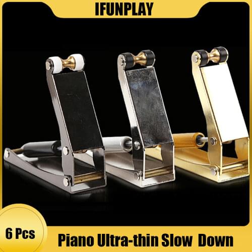6Set High Quality Piano Soft Fall Device Piano Cover Ease Down Accessories Ultra-thin Slow Down Hydraulic Decelerator Wholesale