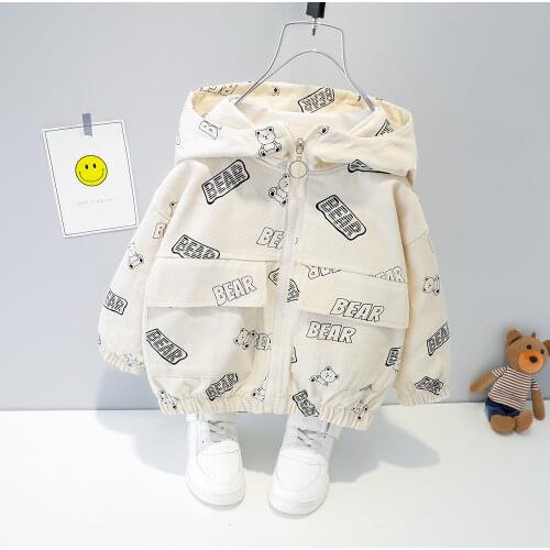 Baby Boys Girls Coats Toddler Infant Coats Spring Autumn Casual Sport Jacket Children Kids Vacation Clothing 1-5 Years