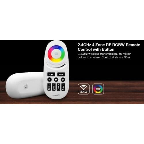 Mi.Light 2.4G RF 4-Zone Wireless Touch Screen RGBW LED Remote Controller FUT095 for RGBW LED Bulb or LED Strip Light