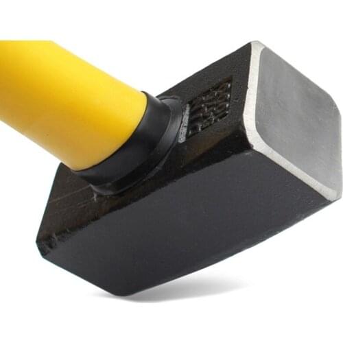 GTBL Multifunctional Tool for Masonry Hammer with Fiber Handle, Woodworking Octagonal Octagonal Hammer, Square Head Construction