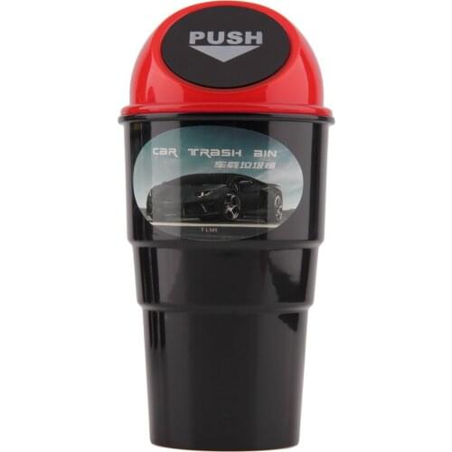 Mini Qualified Delicate Delicate Car garbage can vehicle Trash Can Garbage Dust Case Rubbish Holder Bin