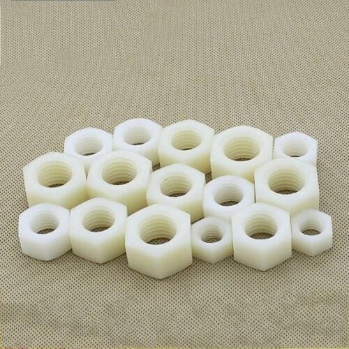 M2/3/4/5/6/8/10/12/14/16/18/20 Nylon Nut / Plastic Nut / Hex Screw Cap / Plastic Screw