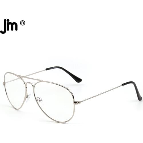 JM Men Women Blue Light Glasses Vintage Pilot Computer Gaming Blue Light Blocking Eyeglasses