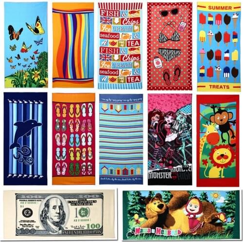 Camping Beach Gym Bath Travel Sports Swimming Towel Children Adult Microfiber