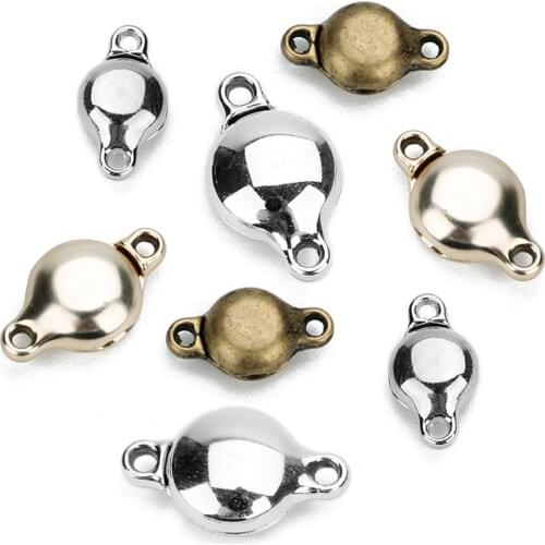 10pcs/lot Strong Strong Magnetic Clasps fit 8*14/12*20mm Leather Bracelet Buckle Connectors Hook For Jewelry Making Wholesale