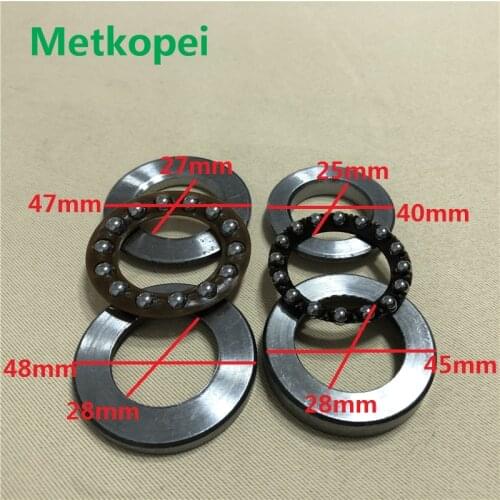 Motorcycle GN125 EN125 pressure ball bearing moto directional column bearing for Suzuki 125cc GN 125 thrust direction parts