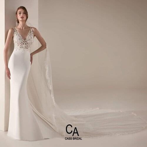 UNISWORD Mermaid Silhouette Wedding Dresses