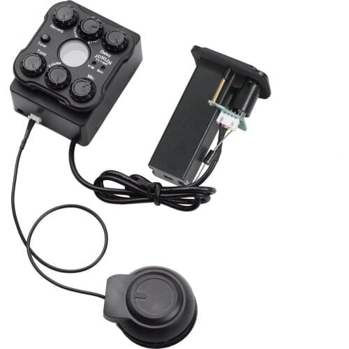 Acoustic Guitar Pickup Resonance Pickups Preamp System with LED Screen guitar parts guitar accessories hot sell pickup