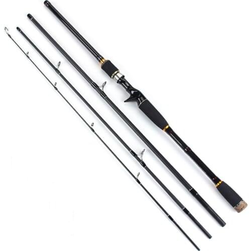 1.8m 2.1m 2.7m 3.0m Fishing Rod Portable Sea Lake Carbon Hard Casting Spinning Fishing Rod Fisherman Tackle