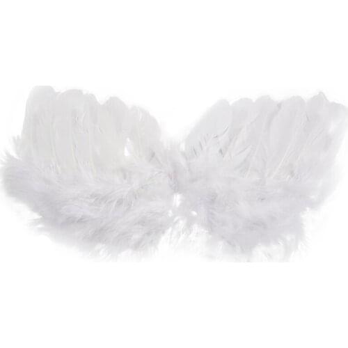 0-6 mo angel in feathers baby accessories cupid without wings aureole