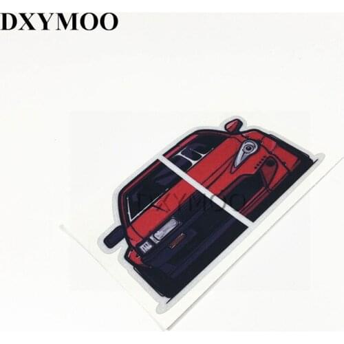 Automobile Vehicle Red AE86 GTI Car Stickers Motorcycle Japan JDM Motorcycle Phone Decals