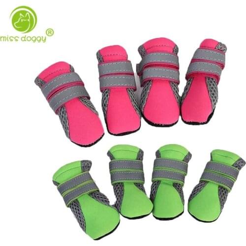 4PCS/Set High Quality Puppy Dog Cat Shoes Booties Autumn Winter Warm Thickness Pet Dog Boots Supplies for Small Chihuahuas 05