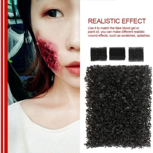 Halloween Makeup Sponge Xmas Special Blood Scar Stubble Wound Make Up Stipple Sponge Cosplay Art Shaping Special Effects Makeup