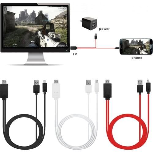 1080P MHL Micro USB to HDMI Adapter Converter Cable for Samsung Galaxy S3 4 5 Note 2 3 Tab3 Smartphone 2020