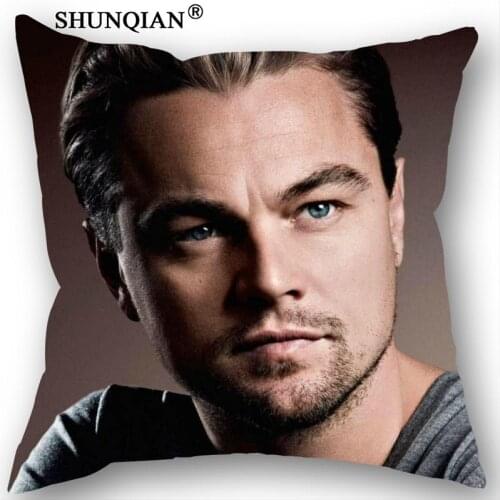 Best Leonardo DiCaprio Pillowcase Wedding Decorative Pillow Cover Custom Gift For (Two Sides) Printed Pillow Cases 18-315