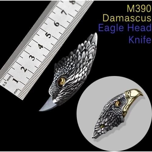 Eagle head knife kalanbi claw knife necklace decoration eagle claw knife self-defense knife outdoor tool knife christmas gift
