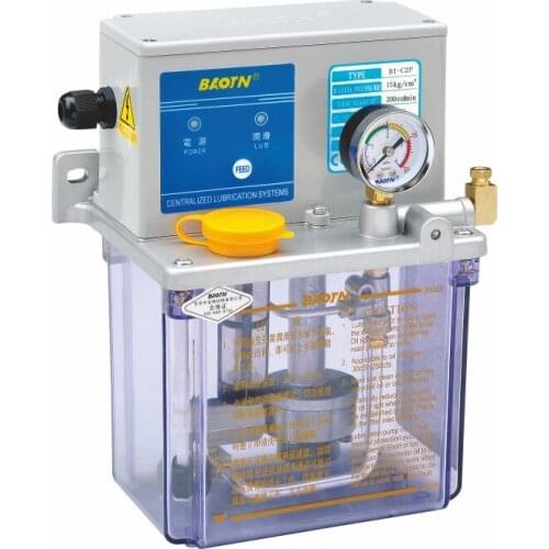 Small low pressure hydraulic electric automatic CNC PLC control lubrication gear oil pump used for lathe machine