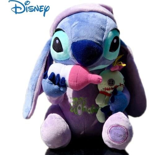 Disney Genuine Kawaii Stitch Plush Toys Decor Cute Lilo & Stitch Stuffed Plush Anime Dolls Kids Toys Birthday Gifts for Girls