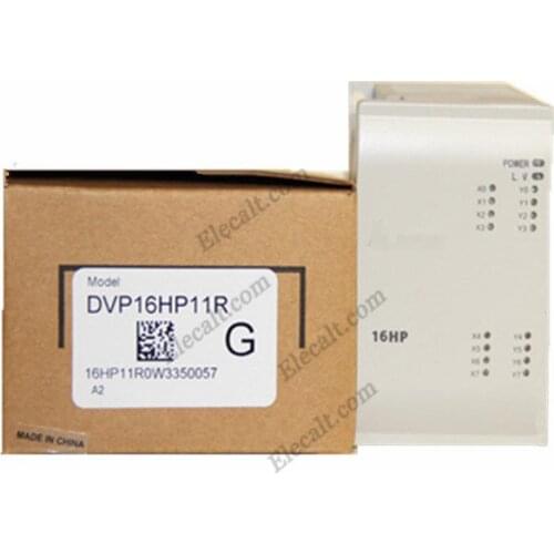 Original New DVP16HP11R PLC EH2 Series Digital Extension Module 8-Point 8DI 8DO NPN Transistor DC Power