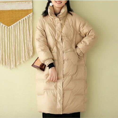 SEDUTMO 2020 Winter Long Duck Down Jackets Women Thick Warm Oversize Coat Autumn Fashion Slim Casual Parkas ED1336