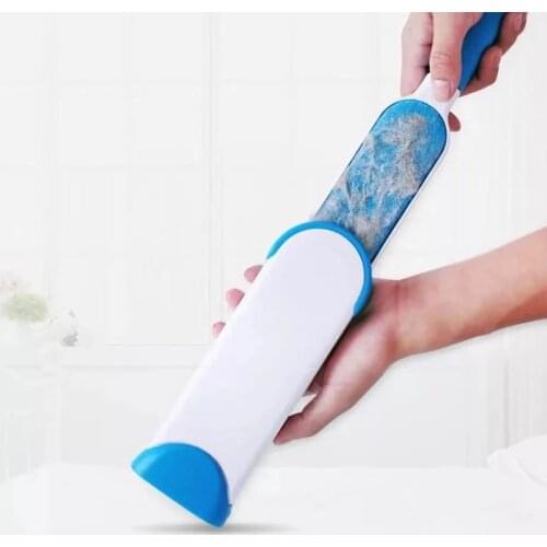 Pet Dog Grooming Comb Double-sided Hair Removal Brush Portable Puppy Cleaning Tool Reusable Anti-static Wool Lint Dust Sticky