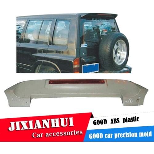 For Vitara Spoiler 2005-2011 Suzuki Vitara Spoiler Vetra with linght CK ABS plastic Material Car Rear Wing Color Rear Spoiler