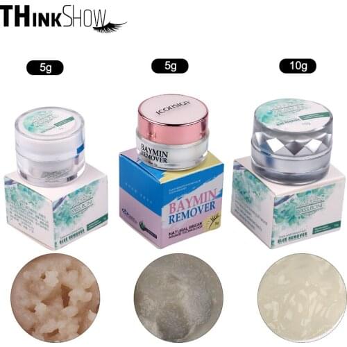 THINKSHOW 5g/10g Eyelash Extension Glue Remover Cream For Individual Eyelash Extension Zero Stimulation Makeup Tools